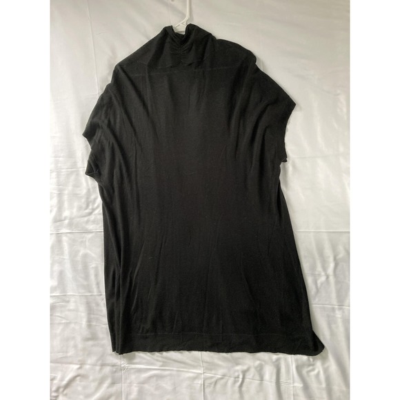 Coldwater‎ Creek Cardigan Sweater Women 2X Black Open Front Dolman Pocket Knit - Picture 6 of 12